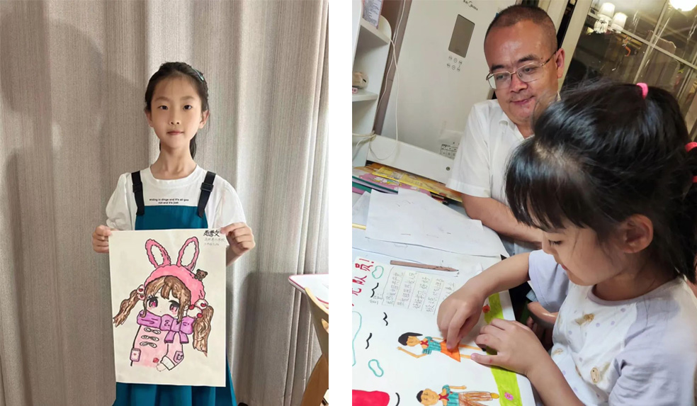 童心向黨 || “西投寶寶”們的親子繪畫作品展來啦！看看你pick哪個！